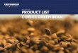 PRODUCT LIST COFFEE GREEN BEAN
