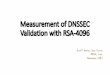 Measurement of DNSSEC Validation with RSA -4096