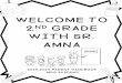 WELCOME TO 2ND GRADE - Weebly