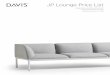 JP Lounge Price List - Davis Furniture