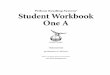 Wilson Reading System Student Workbook One A