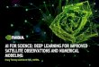 AI FOR SCIENCE: DEEP LEARNING FOR IMPROVED SATELLITE 