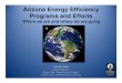 Arizona Energy Efficiency Programs and Efforts