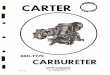 CARTER ~~N~. I - THE CARBURETOR SHOP