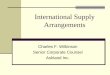 International Supply Arrangements