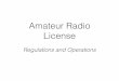 Amateur Radio License - Stanford University