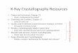 X Ray Crystallography Resources - Fitzkee Lab