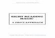 SIGHT READING MAGIC - Guitar Coaching