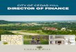 CITY OF CEDAR HILL DIRECTOR OF FINANCE