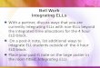 Bell Work Integrating ELLs