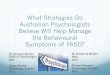 What Strategies Do Australian Psychologists Believe Will 