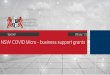 NSW COVID Micro -business support grants