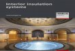 Interior insulation systems