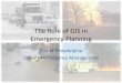 The Role of GIS in Emergency Planning