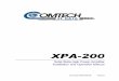 XPA-200 SOLID STATE HIGH POWER AMPLIFIER