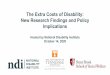 The Extra Costs of Disability: Webinar Slides