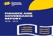 FINANCE AND GOVERNANCE REPORT