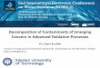 Decomposition of Contaminants of Emerging Concern in 