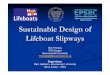 Sustainable Design of Lifeboat Slipways