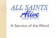 A Service of the Word - All Saint Parish Church, Queen’s 
