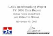 ICMA Benchmarking Project FY 2006 Data Report