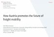 How Austria promotes the future of freight mobility