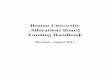 University Allocations Board Funding Handbook