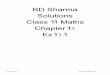 RD Sharma Solutions Class 11 Maths Chapter 13 Ex 1