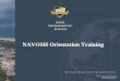 NAVOSH Orientation Training