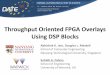 Throughput Oriented FPGA Overlays Using DSP Blocks