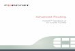 Advanced Routing - FortiOS Handbook - Fortinet