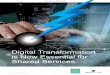 Digital Transformation is Now Essential for Shared Services