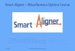 Smart Aligner Miscellaneous Options Course - Multiwave Sensors