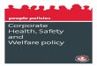 Corporate Health, Safety and Welfare policy