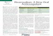 Rivaroxaban: A New Oral Anticoagulant - Drug Interactions by