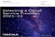 Selecting a Cloud Service Provider, 2021–22