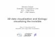 3D data visualization and biology: visualizing the invisible