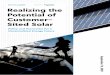 Realizing the Potential of Customer- Sited Solar