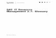 SAS IT Resource Management 2.7: Glossary