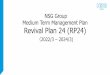 NSG Group Medium Term Management Plan Revival Plan 24 (RP24)