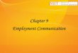 Chapter 9 Employment Communication