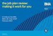 the job plan review: making it work for you