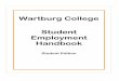 Wartburg College 2011-2012 Student Employment Handbook