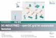 open DC grid for sustainable factories: DC-INDUSTRIE