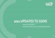 2021 Updates to ssdis - Cancer Registry