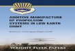 Additive Manufacture of Propulsion Systems in Low Earth Orbit