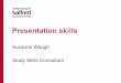 Presentation skills - University of Salford