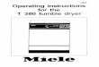 Tumble Dryer T380 - Welcome to Miele – Immer Besser