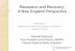 Recession and Recovery: A New England Perspective