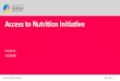 Access to Nutrition Initiative - ISR
